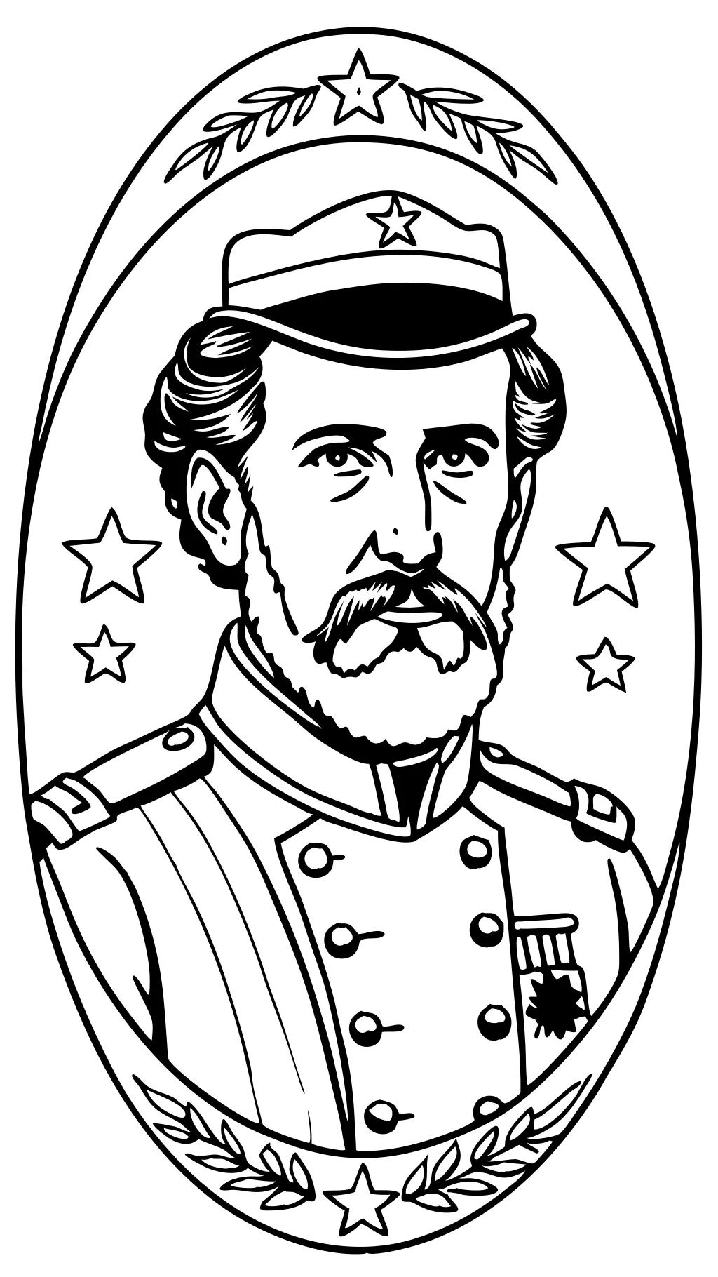 coloring pages of civil war